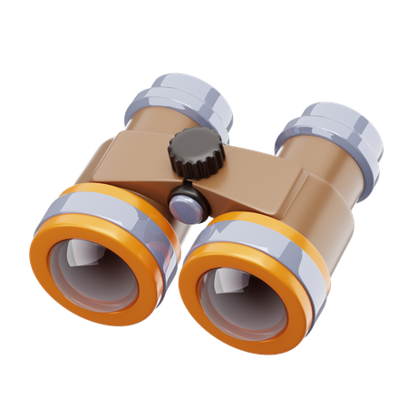 Binocular  3D Icon