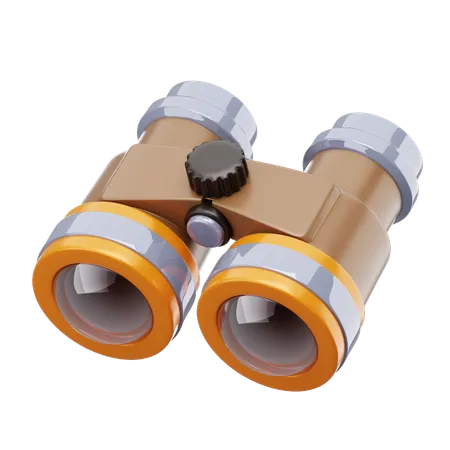 Binocular  3D Icon