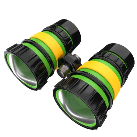 Binocular  3D Icon