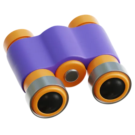 Binocular  3D Icon