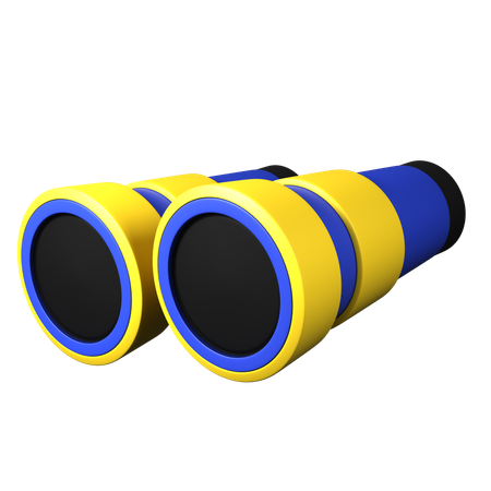 쌍안경  3D Icon