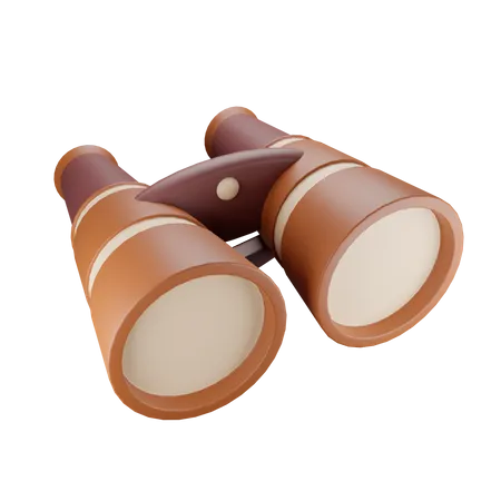 Binoculars  3D Icon