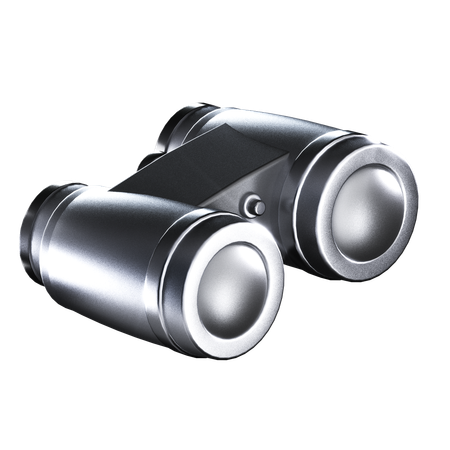 Binoculars  3D Icon