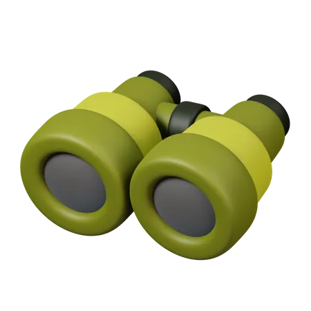 Binoculars  3D Icon