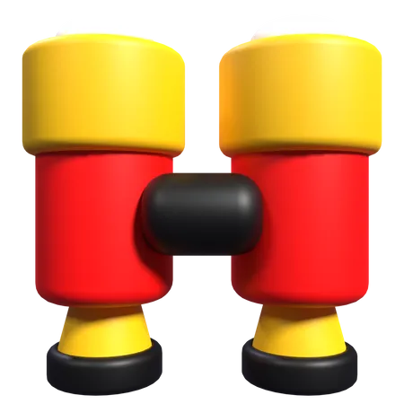 Binoculars  3D Icon