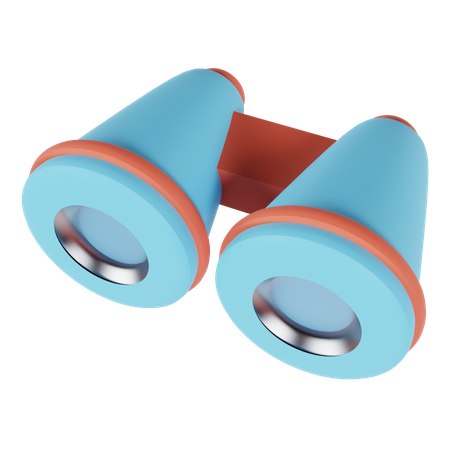 Binoculars  3D Icon