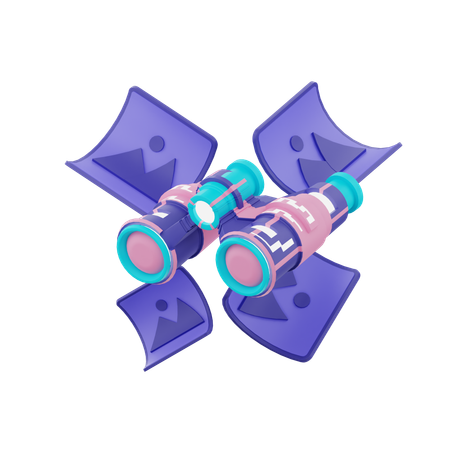 Binoculars  3D Icon