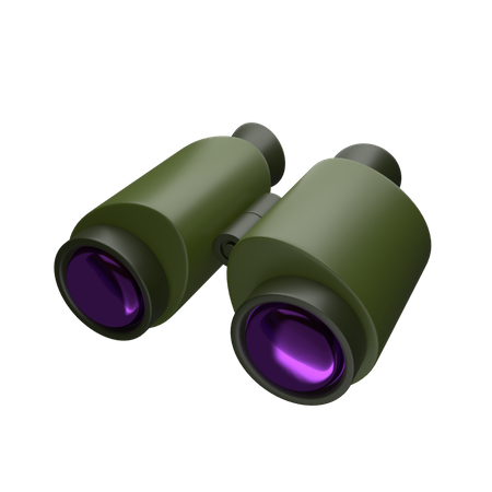 Binoculars  3D Icon