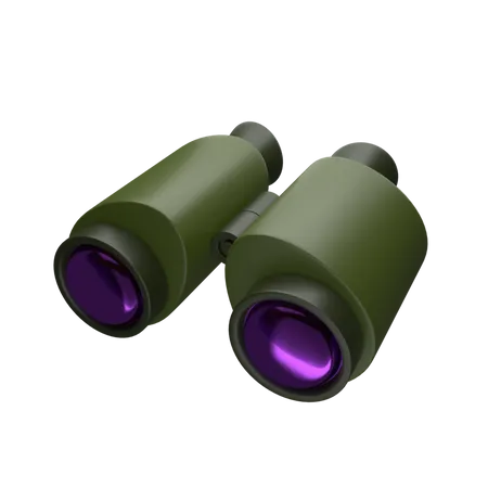 Binoculars  3D Icon