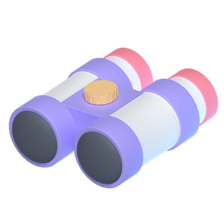 Binoculars  3D Icon