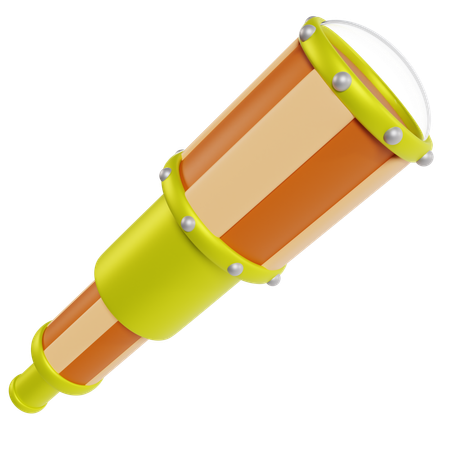 Binoculars 3D Icon