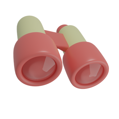 Binoculars  3D Illustration