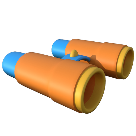 Binoculars  3D Illustration