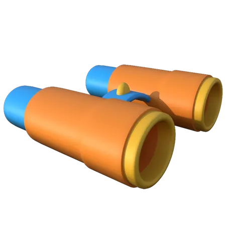 Binoculars  3D Illustration