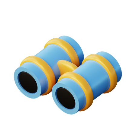 Binoculars  3D Illustration