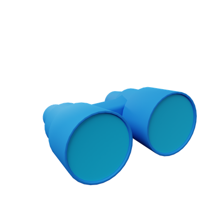 Binoculars 3D Illustration
