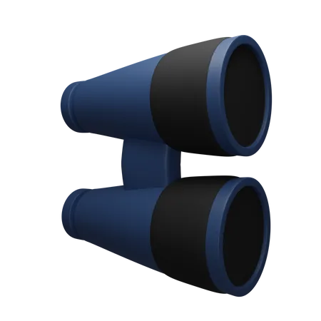 Binoculars To See Distant Objects 3D Icon