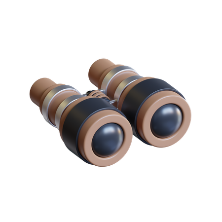 Binocular  3D Icon