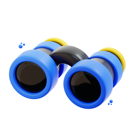 Binocular  3D Icon