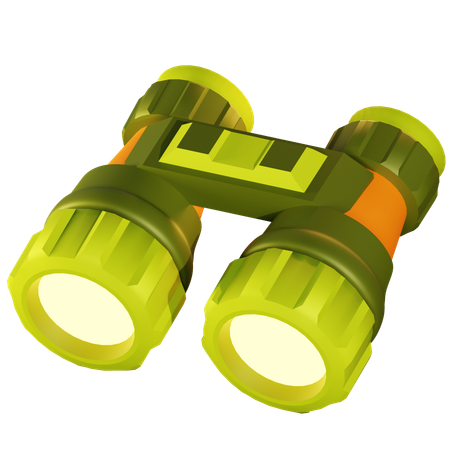 Binocular  3D Icon