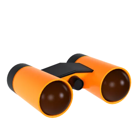 Binocular  3D Icon