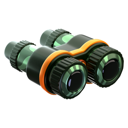 Binocular  3D Icon