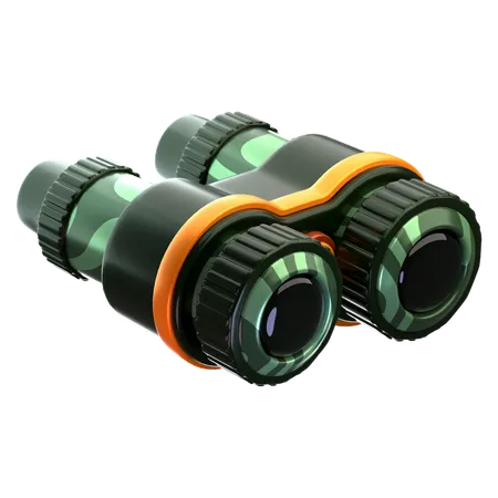 Binocular  3D Icon