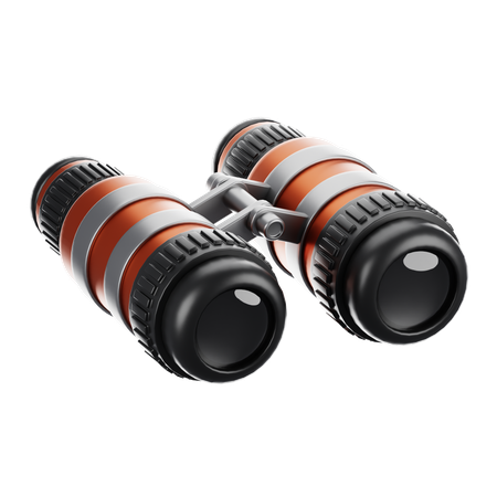 Binocular  3D Icon