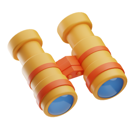 Binocular  3D Icon