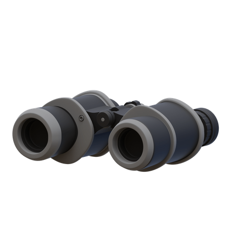 Binocular  3D Illustration