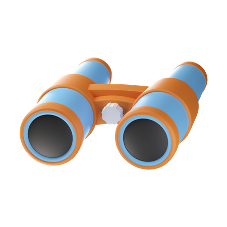 Binocular  3D Icon