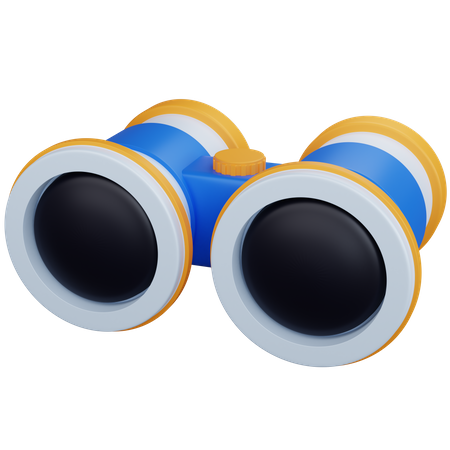 Binocular  3D Icon