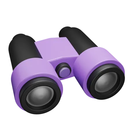 Binocular  3D Icon