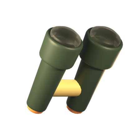 Binocular  3D Icon