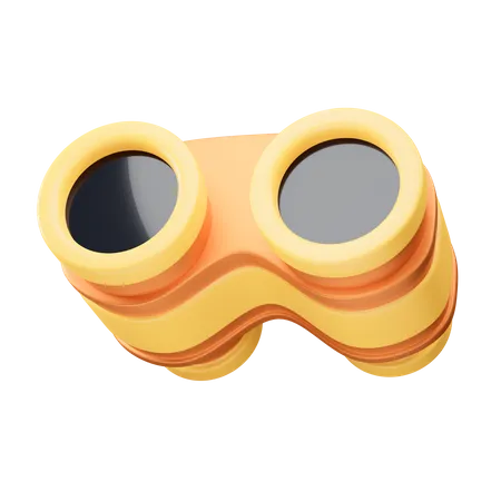 Binocular  3D Icon