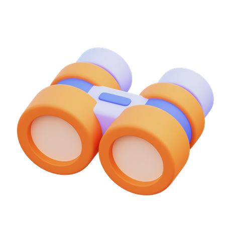 Binocular  3D Icon