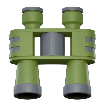 Binocular  3D Icon