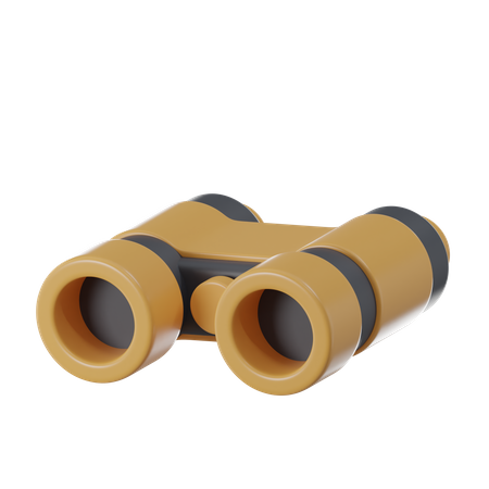 Binocular  3D Icon