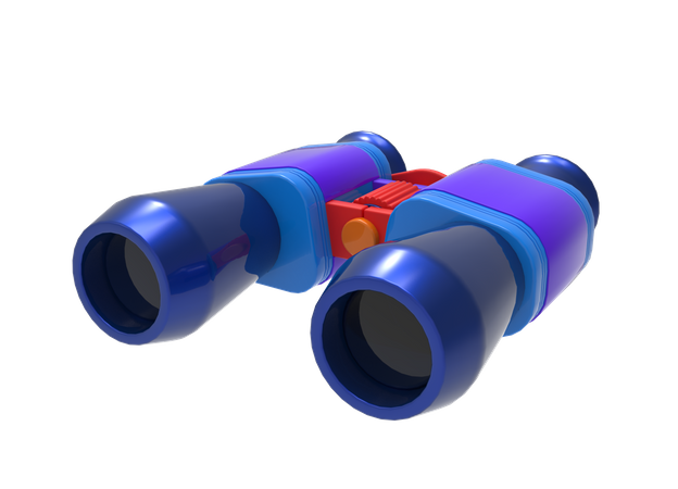 Binocular  3D Icon