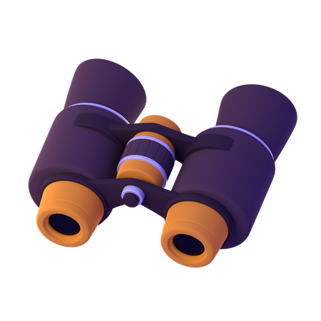 Binocular  3D Icon