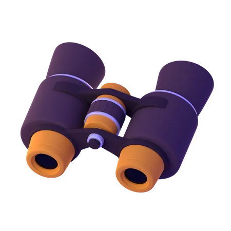 Binocular  3D Icon