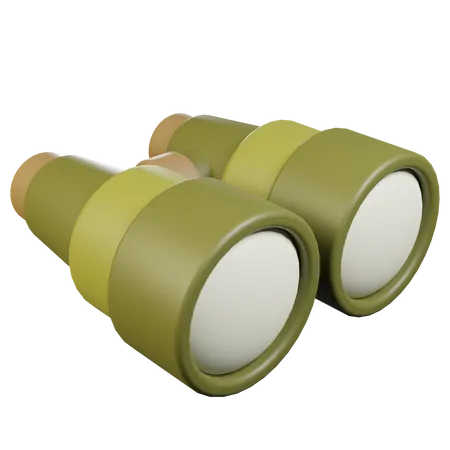 Binocular  3D Icon