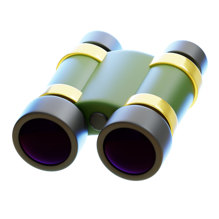 Binocular  3D Icon