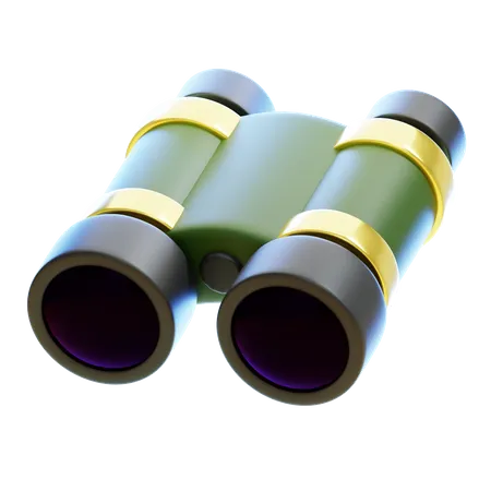 Binocular  3D Icon