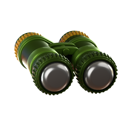 Binocular  3D Icon