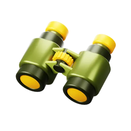 Binocular  3D Icon