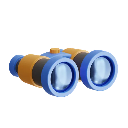 Binocular  3D Icon