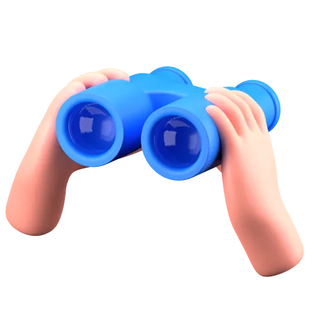 Binóculos  3D Icon