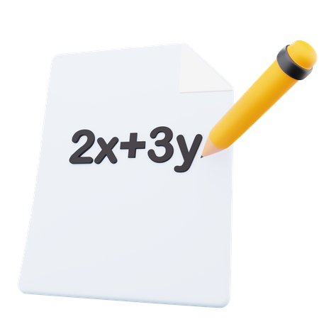 Binomial Formula 3D Icon