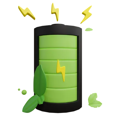 Bio Battery  3D Icon